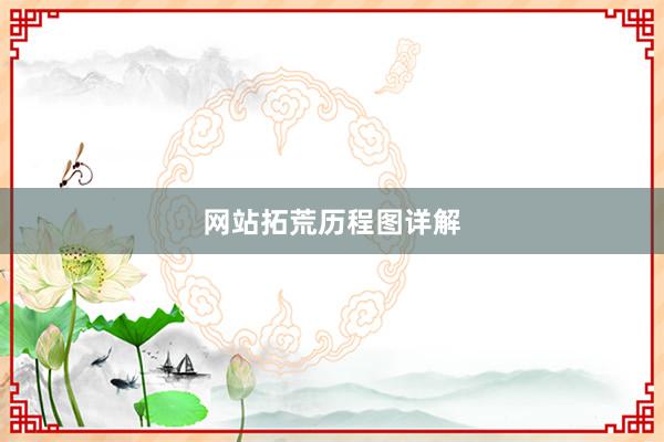 网站拓荒历程图详解